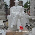 stone sitting chairman mao statue
